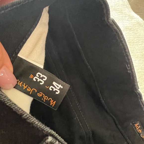 Nudie Mens Black Jeans- sz 33 - Picture 4 of 5